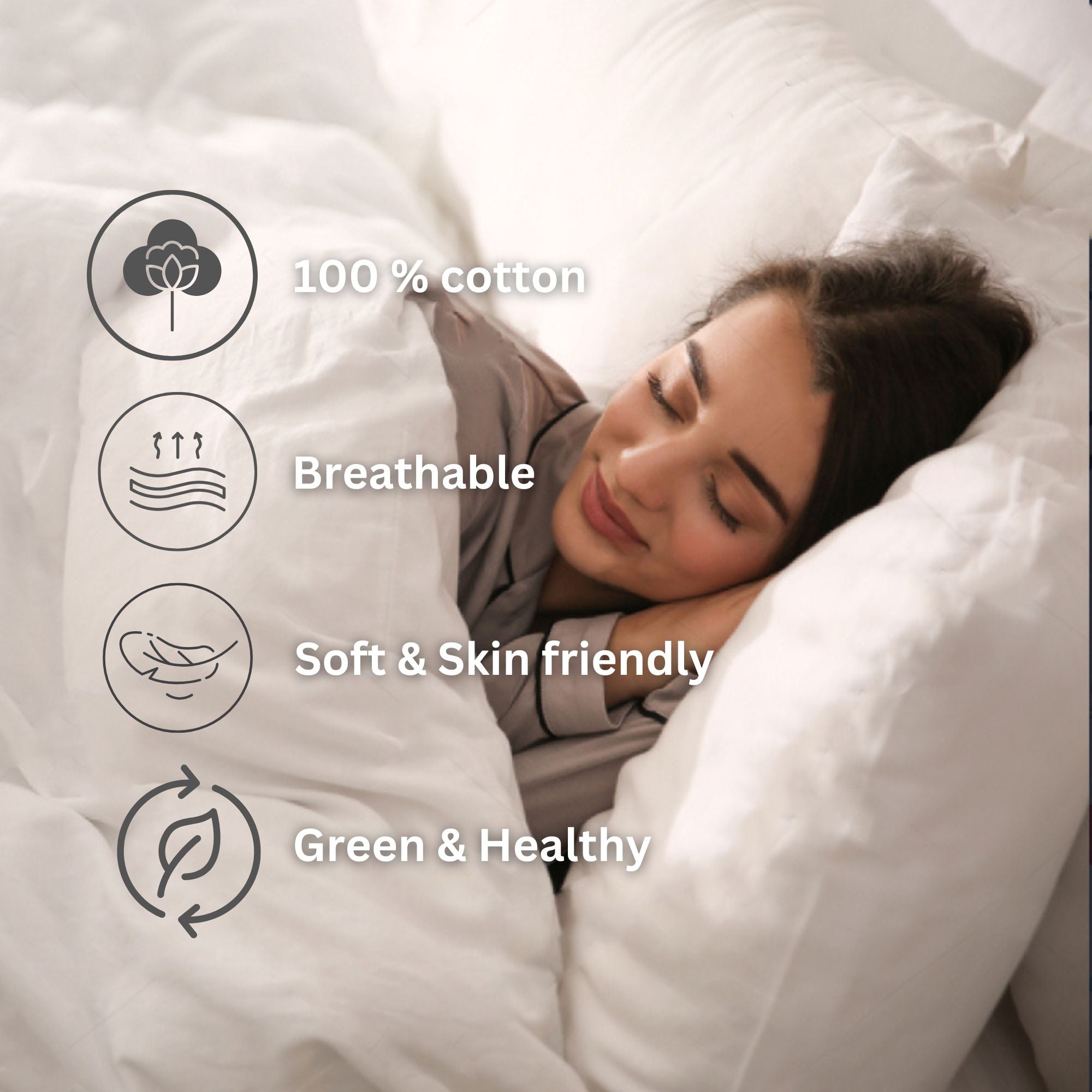 Hotel-Quality Duck Feather & Down Duvet Quilt – All Sizes & King-Size Options, 13.5 & 15 TOG | Extra Warm, Anti-Allergic Luxury Bedding – Cotton Haven