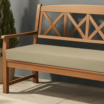 OUTDOOR 2 3 4 SEATER BENCH PAD WATERPROOF FABRIC GARDEN FURNITURE SEAT CUSHION - COTTON HAVEN