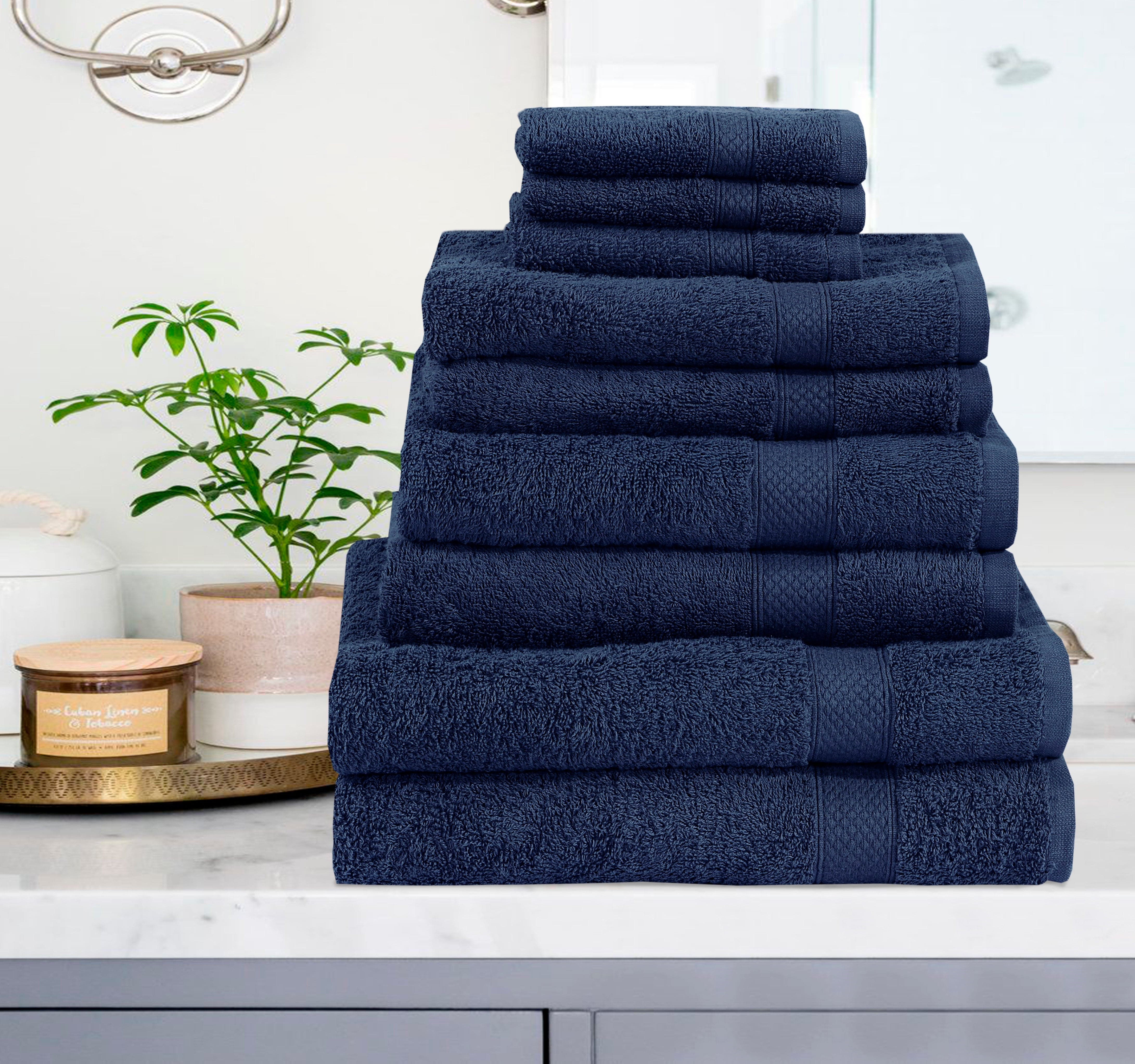 Luxury 8-Piece Towel Bale Set – 600 GSM Flossy Cotton - Cotton Haven