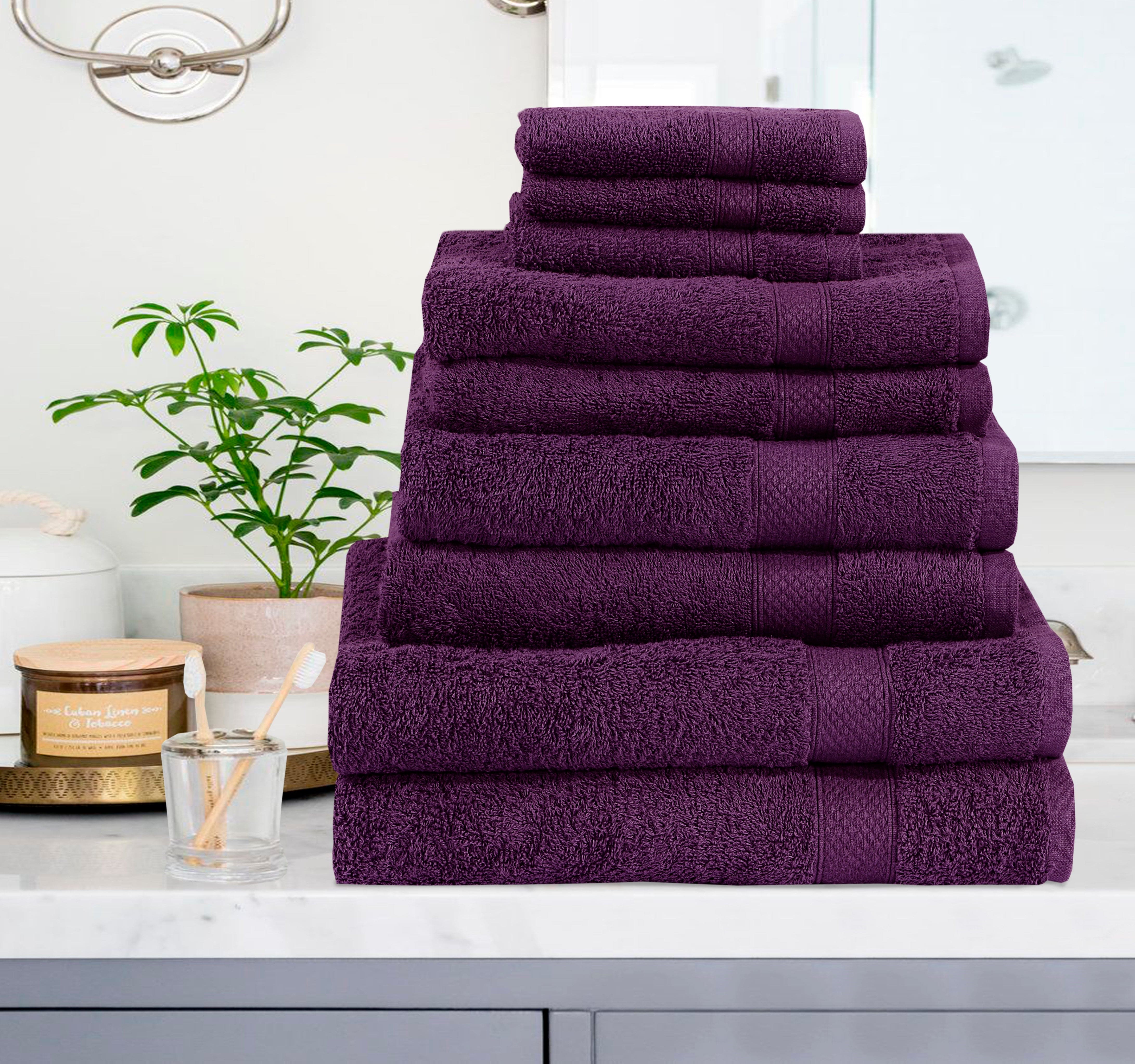 Luxury 8-Piece Towel Bale Set – 600 GSM Flossy Cotton - Cotton Haven