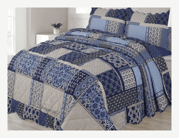 Premium Patchwork Bedspread - Cotton Haven