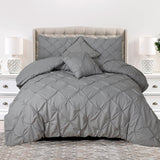 Pintuck Duvet Set with Sheet - Cotton Haven