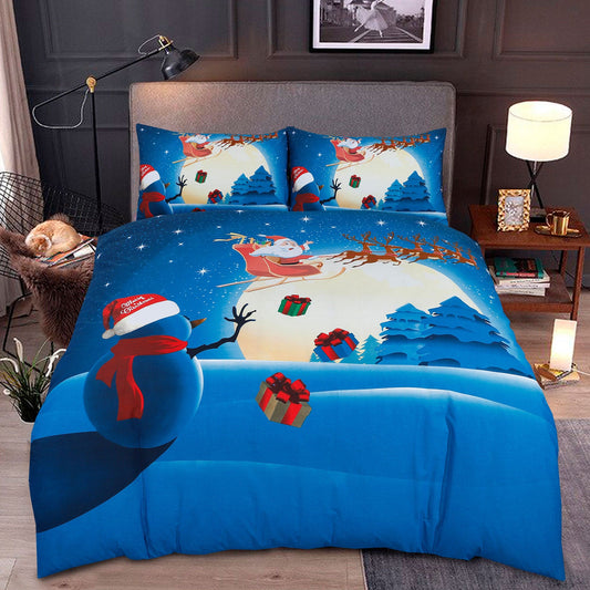 Limited Edition 3D Christmas Duvet Set | Festive, Cozy & Reversible - Cotton Haven