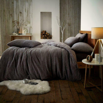 Luxury Teddy Fleece Bedding – King & Double Teddy Bear Duvet Set with Premium Teddy Duvet Cover – Cotton Heaven