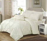 Pintuck Duvet Set with Sheet - Cotton Haven