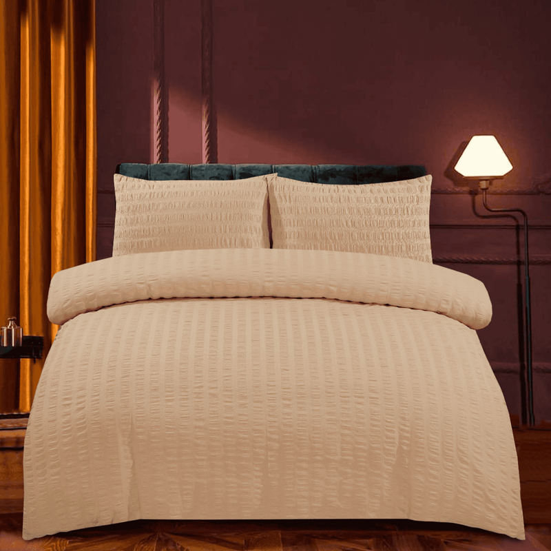 Seersucker Duvet Set - Cotton Haven