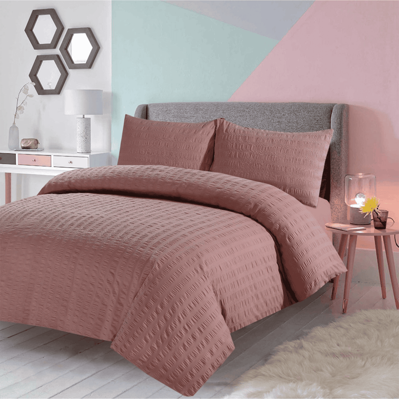 Seersucker Duvet Set - Cotton Haven