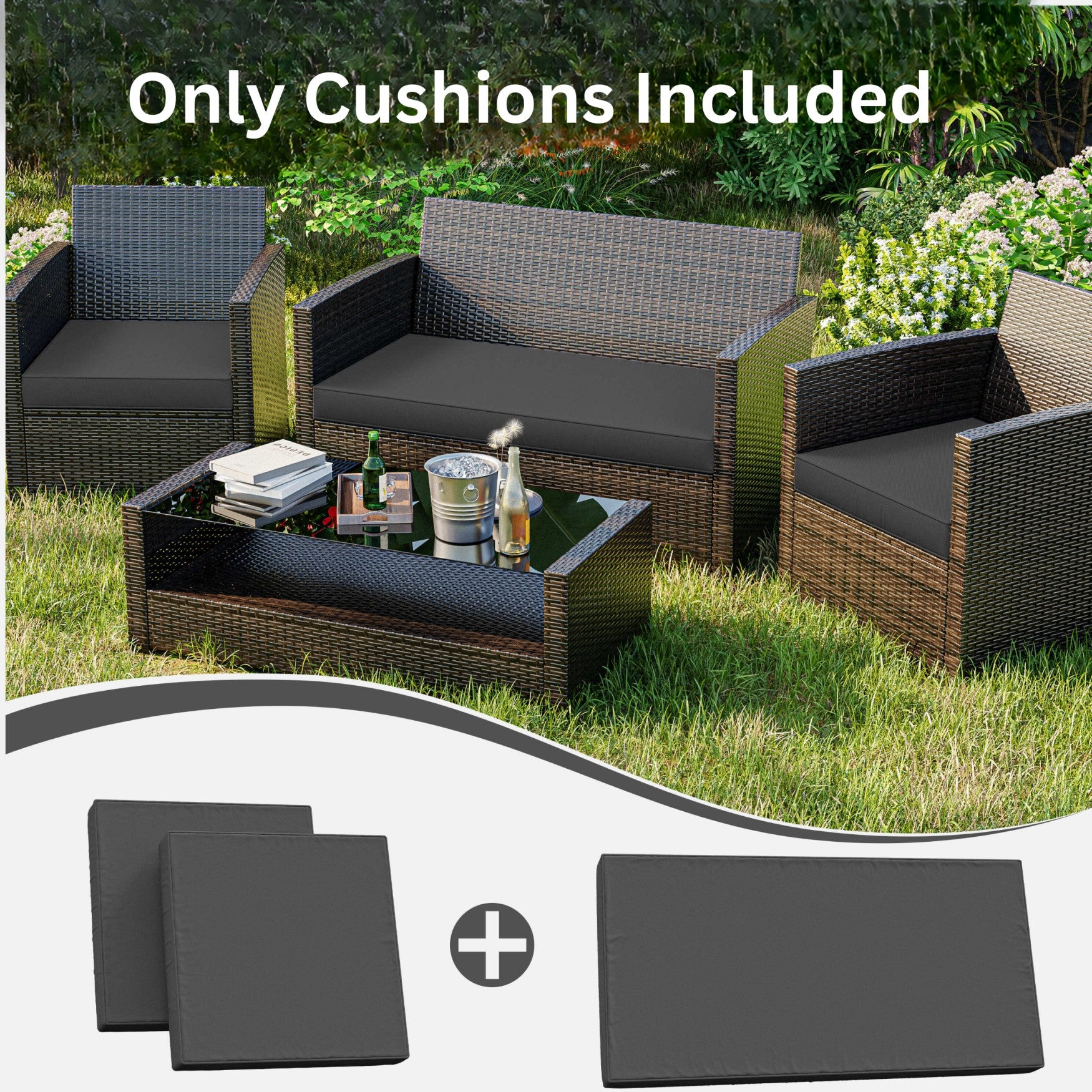 Luxury Rattan Garden Collection – Garden Corner, Bistro & Patio – Cotton Haven