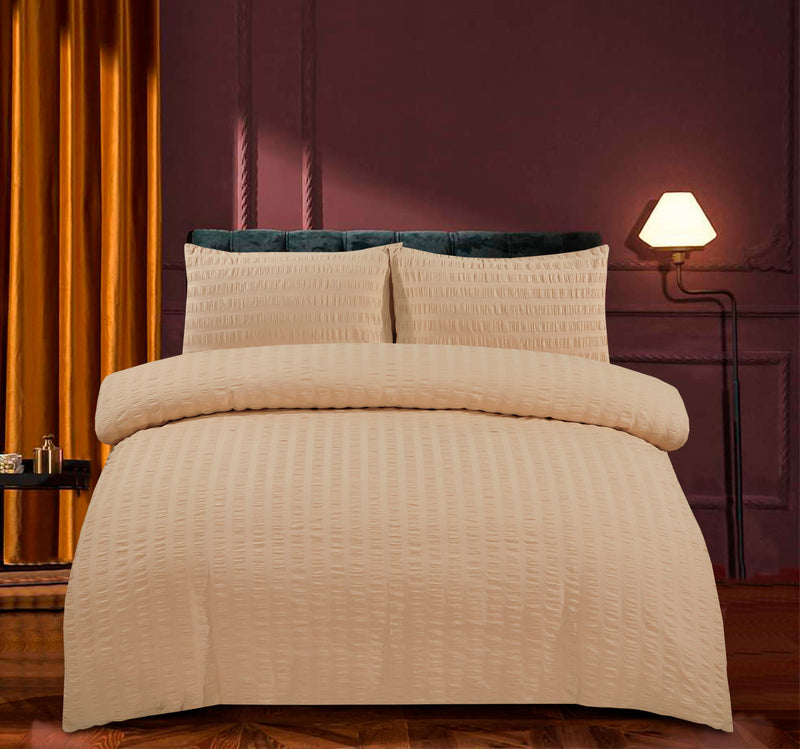 Seersucker Duvet Set - Cotton Haven