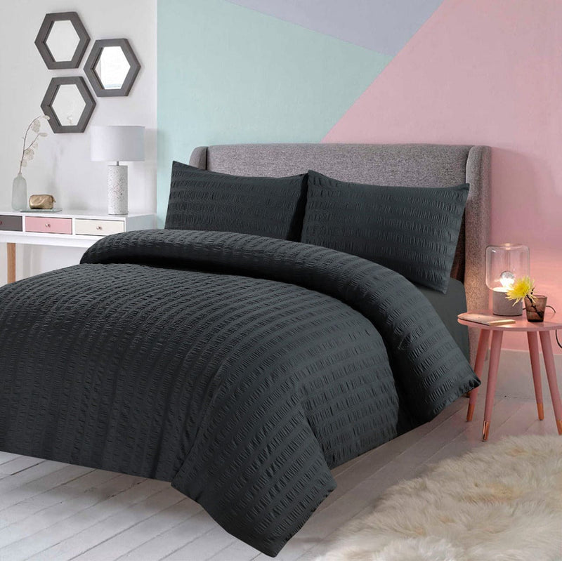 Seersucker Duvet Set - Cotton Haven