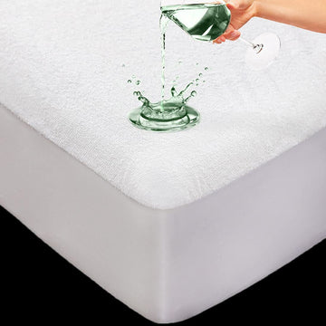 Premium Waterproof Terry Towel Mattress Protector for Maximum Comfort and Protection - Cotton Haven