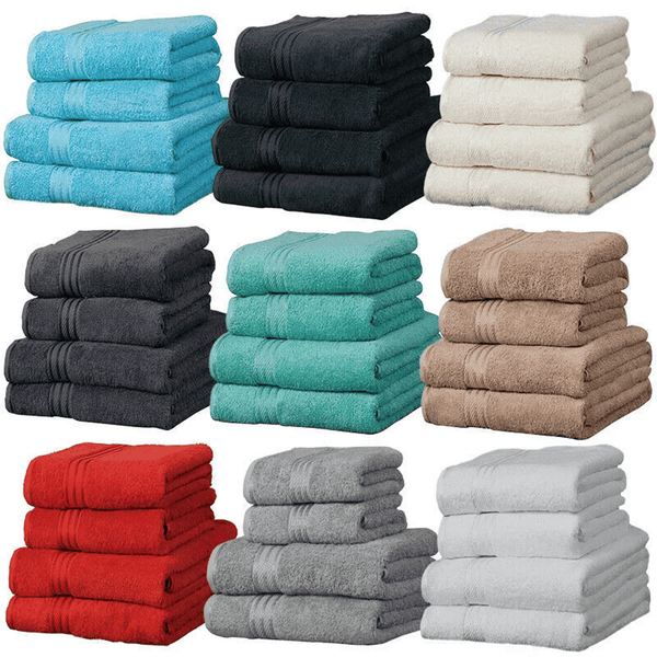 100% Egyptian Combed Cotton Soft Hand Towels 550 GSM - Cotton Haven