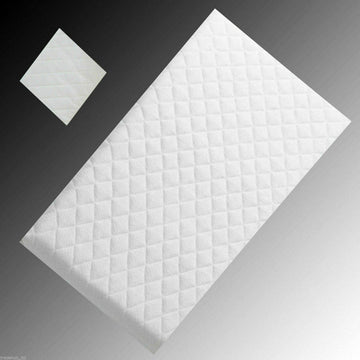 Super Soft Pure Foam Crib &amp; Cradle Mattress – Extra Thick 5CM | Baby Safe &amp; Hypoallergenic | Waterproof &amp; Breathable Cover | Made in the UK, Baby Crib Mattress - Cotton Haven